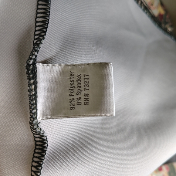 LC Lauren Conrad X Disney Bambi Pink and Green Floral A-Line Midi Skirt Sz XS - Picture 7 of 8